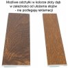 Ćwierćwałek 14x14 złoty dąb 2,5m okienny okleina